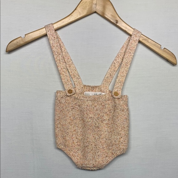 Zara Multicolor Knit Baby Romper - Picture 1 of 8